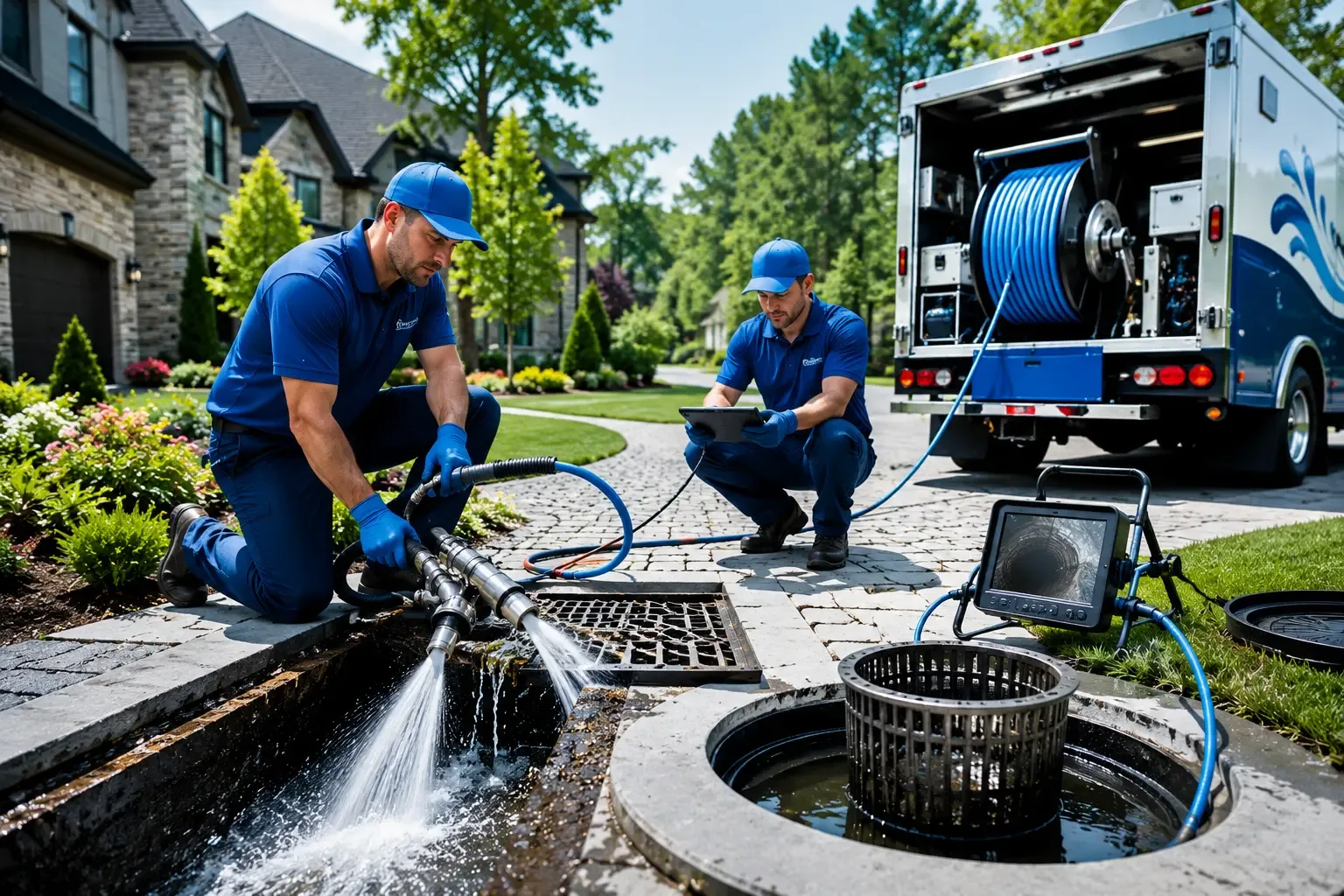 Local outdoor drain cleaning professionals in Meldrim, GA